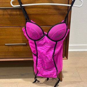 Pink Corset never worn size small
